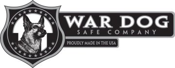 WAR DOG SAFE COMPANY PROUDLY MADE IN THE USA