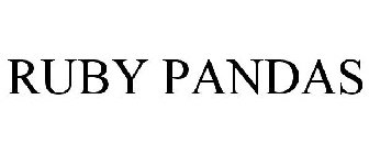 RUBY PANDAS