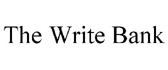 THE WRITE BANK