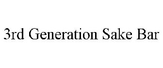 3RD GENERATION SAKE BAR