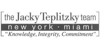 THE JACKY TEPLITZKY TEAM NEW YORK· MIAMI 