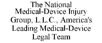 THE NATIONAL MEDICAL-DEVICE INJURY GROUP, L.L.C., AMERICA'S LEADING MEDICAL-DEVICE LEGAL TEAM