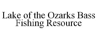 LAKE OF THE OZARKS BASS FISHING RESOURCE