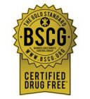 BSCG BANNED SUBSTANCES CONTROL GROUP THE GOLD STANDARD WWW.BSCG.ORG CERTIFIED DRUG FREE