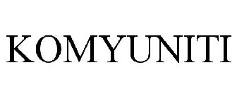 KOMYUNITI