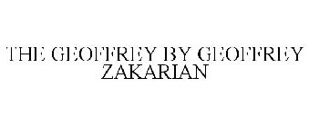 THE GEOFFREY BY GEOFFREY ZAKARIAN
