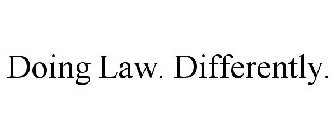 DOING LAW. DIFFERENTLY.