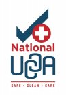 NATIONAL UCCA SAFE · CLEAN · CARE