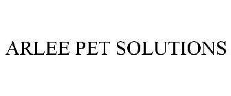 ARLEE PET SOLUTIONS