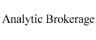 ANALYTIC BROKERAGE