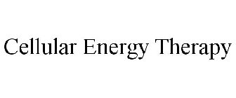 CELLULAR ENERGY THERAPY