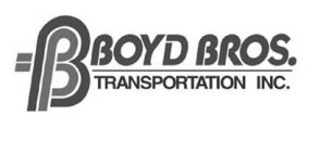 B BOYD BROS. TRANSPORTATION INC.