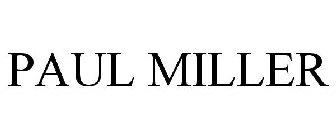 PAUL MILLER