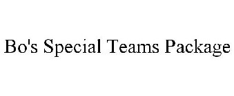 BO'S SPECIAL TEAMS PACKAGE