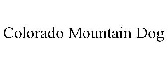 COLORADO MOUNTAIN DOG