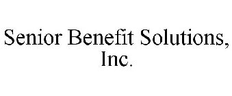 SENIOR BENEFIT SOLUTIONS, INC.