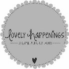 LOVELY HAPPENINGS LIFESTYLE WORKSHOP EVENTS
