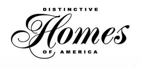 DISTINCTIVE HOMES OF AMERICA