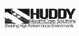 H HUDDY HEALTHCARE SOLUTIONS SHAPING HIGH PERFORMANCE ENVIRONMENTS