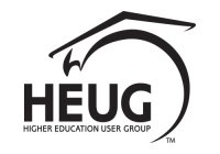 HEUG HIGHER EDUCATION USER GROUP