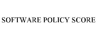 SOFTWARE POLICY SCORE