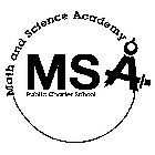 MATH AND SCIENCE ACADEMY MSA PUBLIC CHARTER SCHOOL