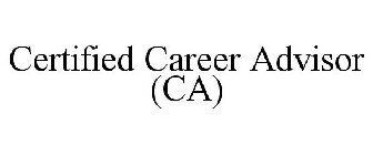 CERTIFIED CAREER ADVISOR (CA)