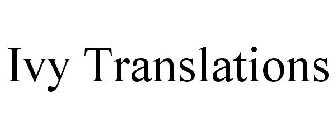 IVY TRANSLATIONS