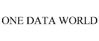 ONE DATA WORLD