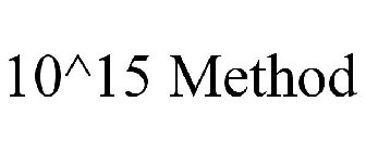 10^15 METHOD