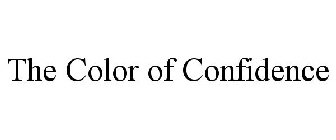 THE COLOR OF CONFIDENCE