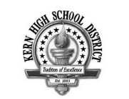 KERN HIGH SCHOOL DISTRICT TRADITION OF EXCELLENCE EST 1893