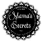 MAMA'S SECRETS 8OZ HOME-MADE SINCE 1955 MAMASSECRETCOOKIES.COM
