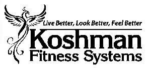 KOSHMAN FITNESS SYSTEMS LIVE BETTER, LOOK BETTER, FEEL BETTER