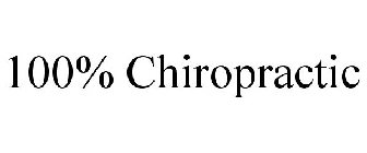 100% CHIROPRACTIC