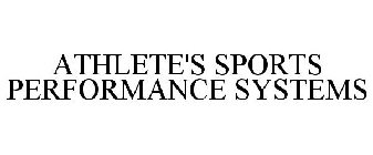 ATHLETE'S SPORTS PERFORMANCE SYSTEMS