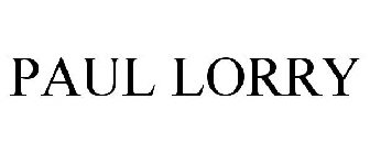 PAUL LORRY