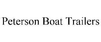 PETERSON BOAT TRAILERS
