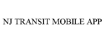 NJ TRANSIT MOBILE APP