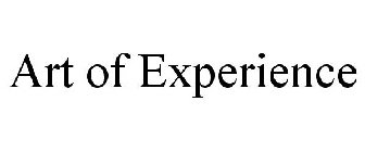 THE ART OF EXPERIENCE