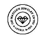 MADISON JEWELRY CO. BE LOVELY, BE YOU