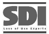 SDI LOSS OF USE EXPERTS