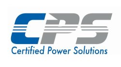 CPS CERTIFIED POWER SOLUTIONS