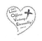 GOD'S LOVE OFFERS VICTORY ETERNALLY! JOHN 3:16, JESUS, FOR GOD SO LOVED THE WORLD, THAT HE GAVE HIS ONLY BEGOTTEN SON, THAT WHOSOEVER BELIEVETH IN HIM SHOULD NOT PERISH, BUT HAVE EVERLASTING LIFE.