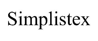 SIMPLISTEX