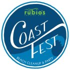 RUBIO'S COASTAL GRILL COAST FEST BEACH CLEAN UP AND PARTY