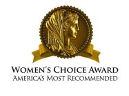 WOMEN'S CHOICE AWARD AMERICA'S MOST RECOMMENDED