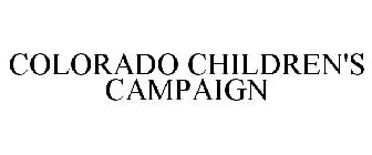 COLORADO CHILDREN'S CAMPAIGN