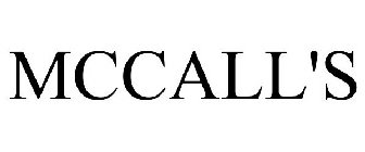 MCCALL'S