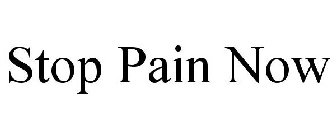 STOP PAIN NOW